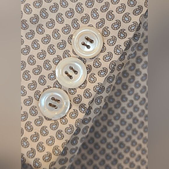 Vintage Union Made I.Magnin 70s All-over Paisley 100% Silk Sport Coat | 42 Long - Picture 5 of 10